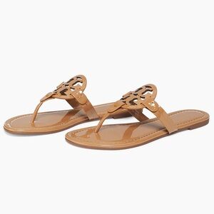 Tory Burch Miller Patent Leather Thong Sandals
tan/brown Women’s size 11